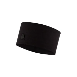 Merino Wide Headband SOLID BLACK