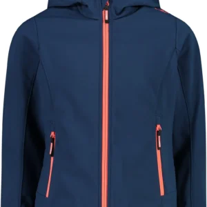 KID G JACKET FIX HOOD BLUE-RED KISS