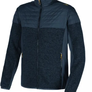 MAN HYBRID JACKET B.BLUE-NERO