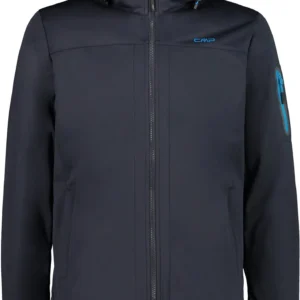 MAN JACKET ZIP HOOD ANTRACITE-DANUBE