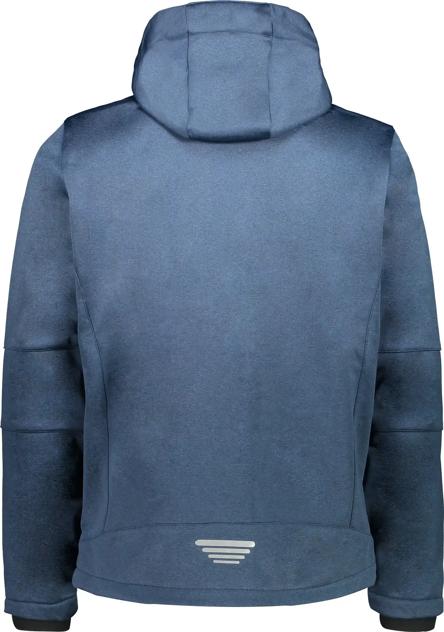 MAN JACKET ZIP HOOD BLUE INK MEL.-RIVER – Bild 2