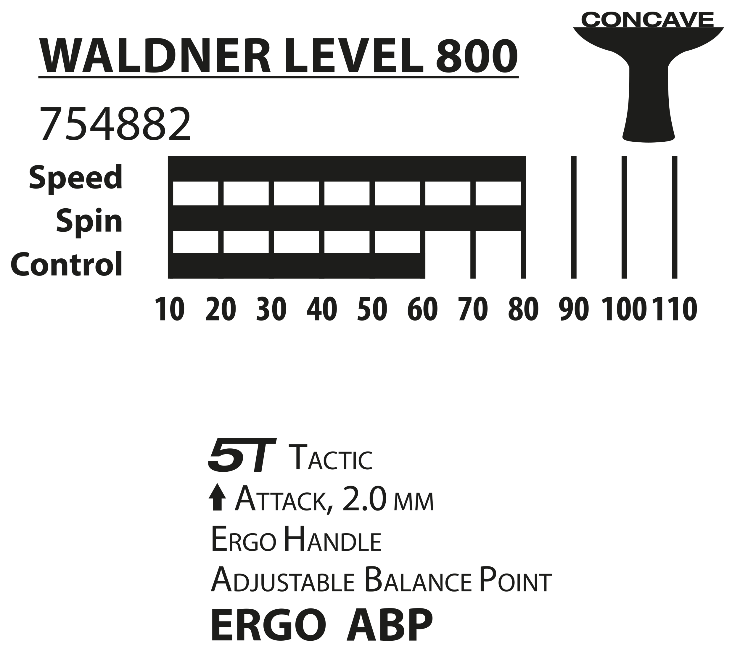 TT-Schläger WALDNER 800 ABP-G – Bild 5