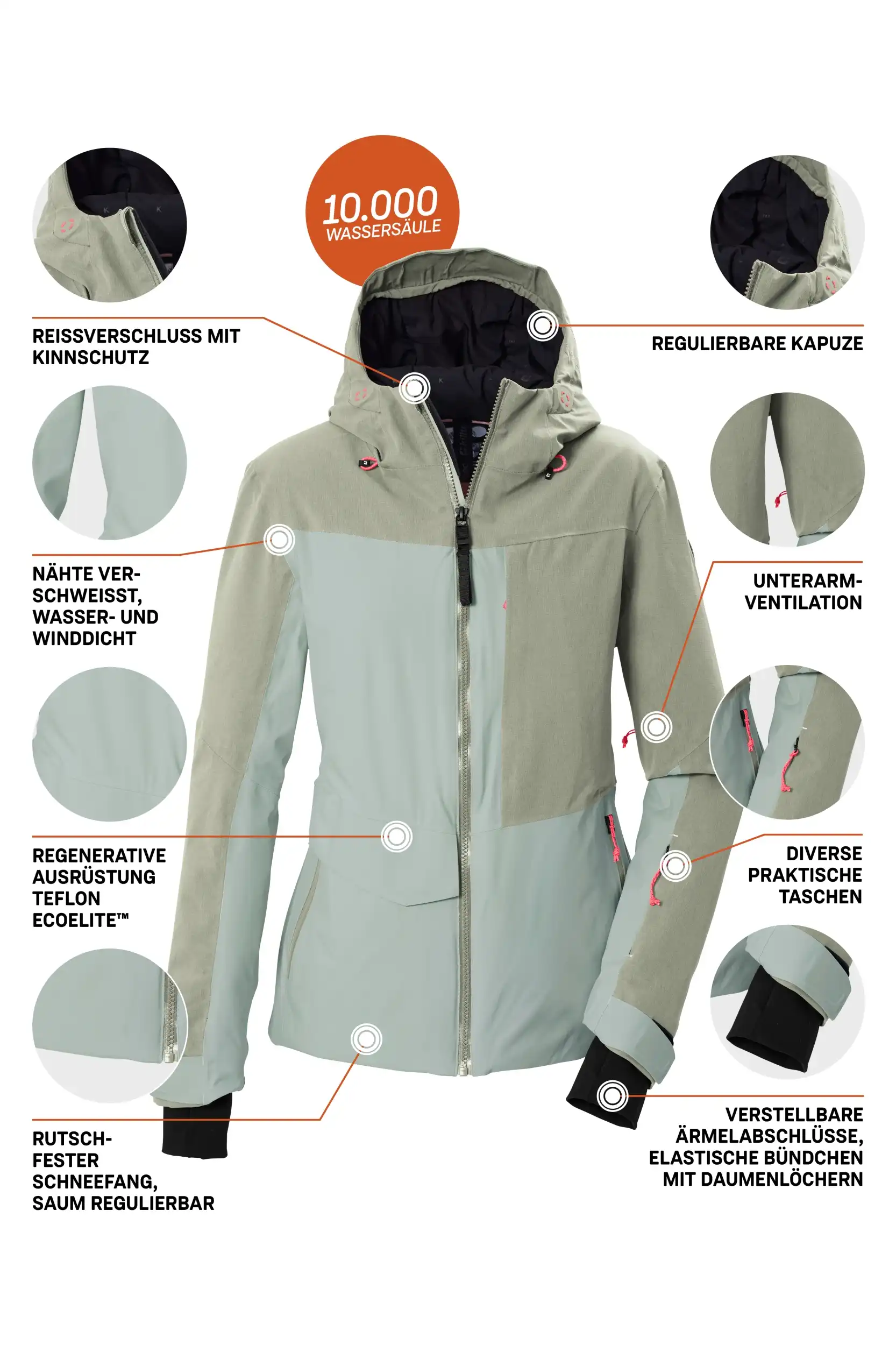 KSW 227 WMN SKI JCKT – Bild 5