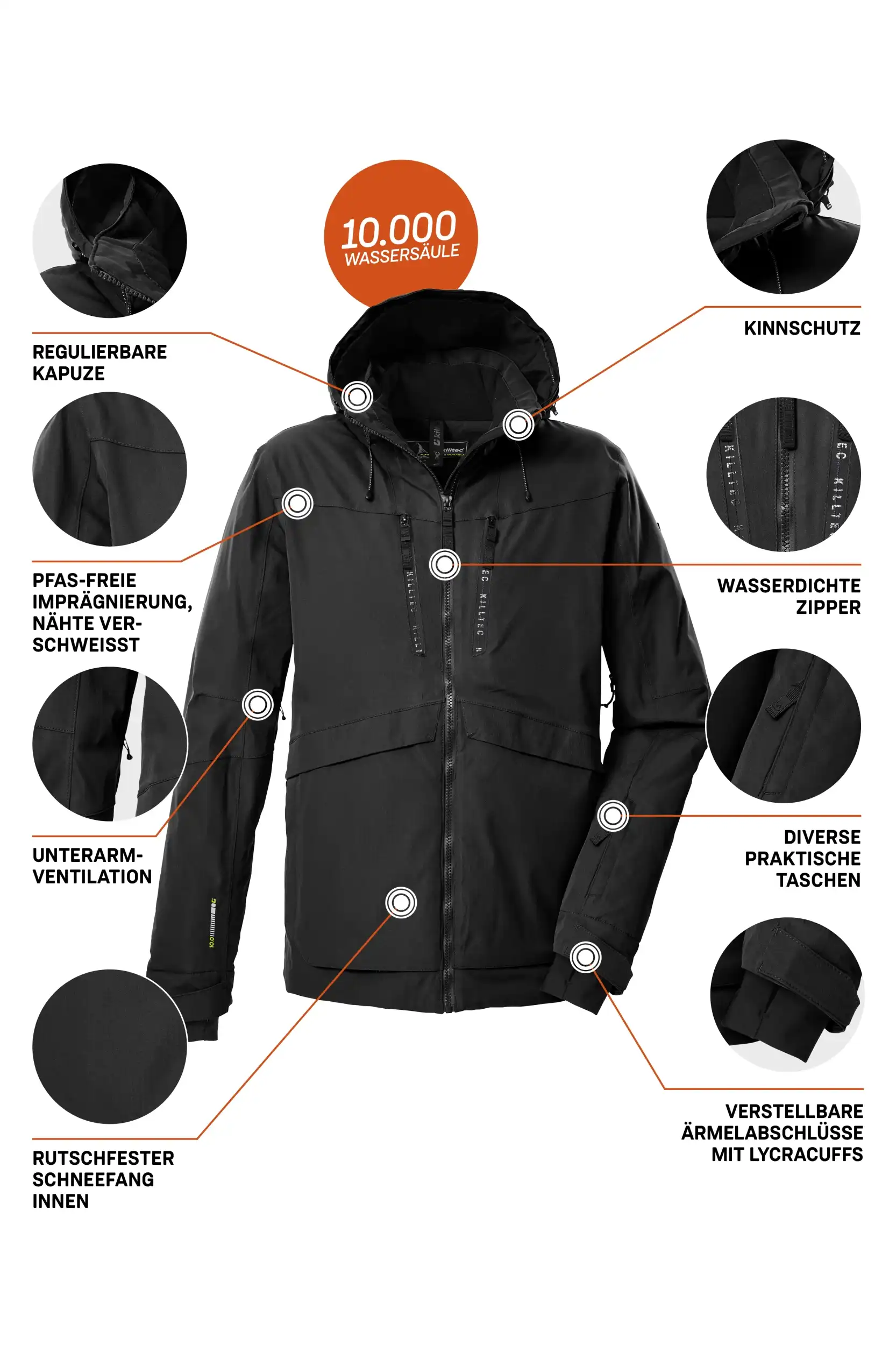 KSW 55 MN SKI JCKT – Bild 6