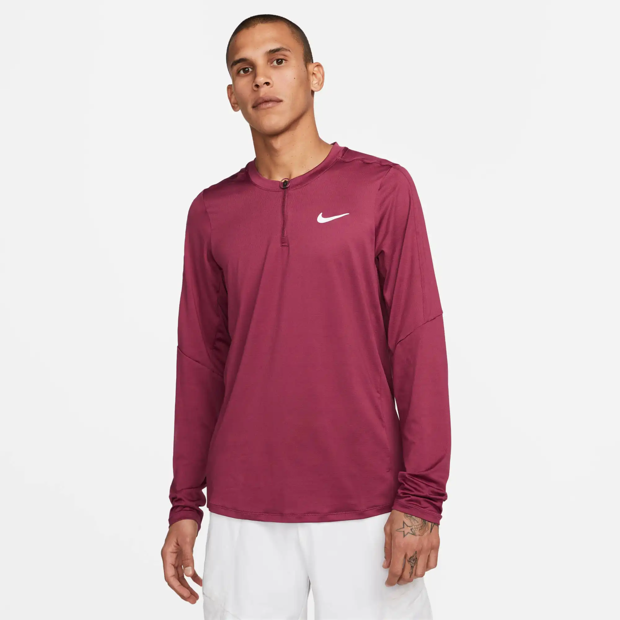 NIKECOURT DRI-FIT ADVANTAGE ME ROSEWOOD/WHITE