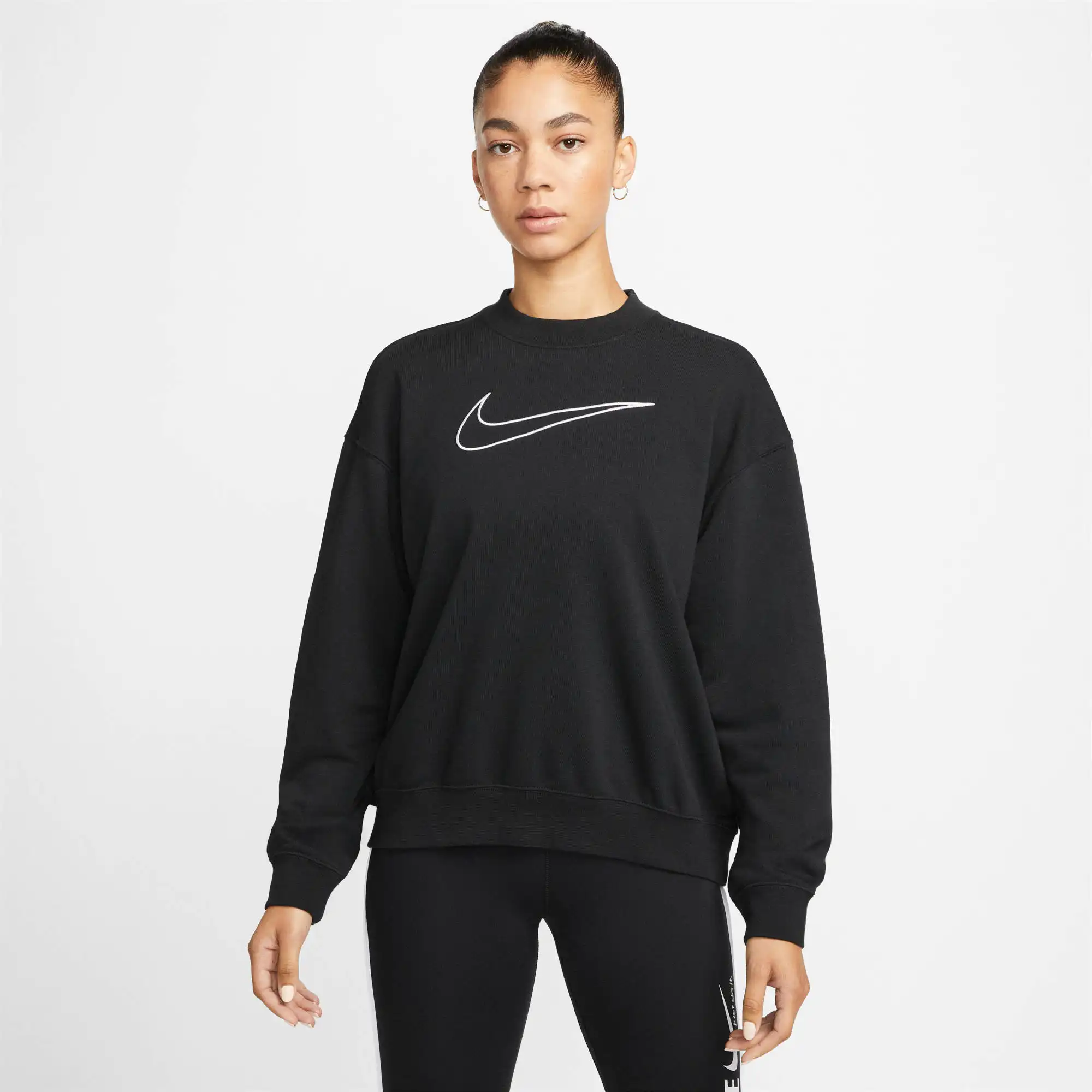 NIKE DRI-FIT GET FIT WOMEN'S C BLACK/WHITE