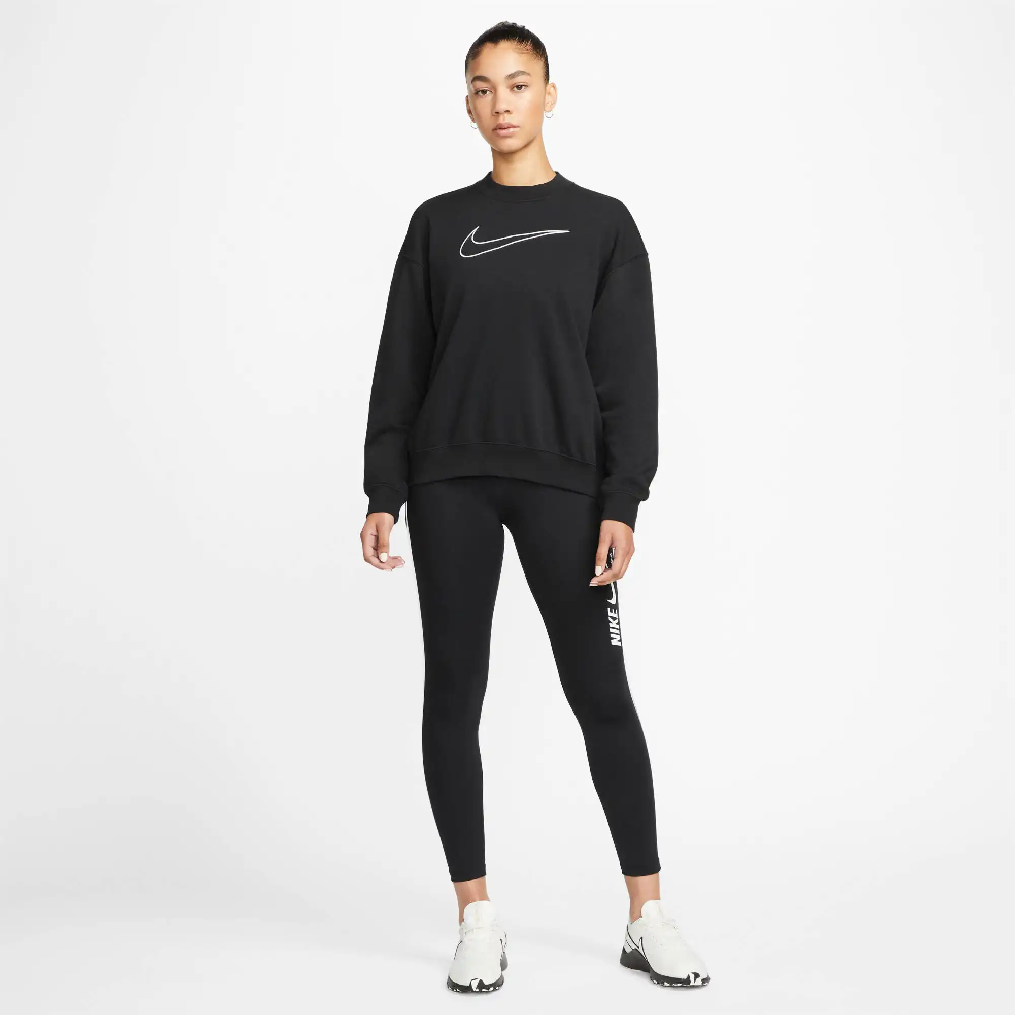 NIKE DRI-FIT GET FIT WOMEN'S C BLACK/WHITE – Bild 5