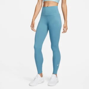 NIKE DRI-FIT ONE WOMEN'S HIGH- NOISE AQUA/WHITE