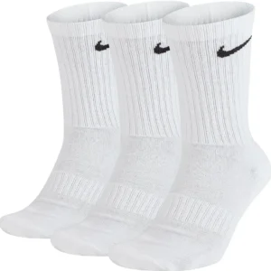 NIKE EVERYDAY CUSHION CREW TRA WHITE/BLACK
