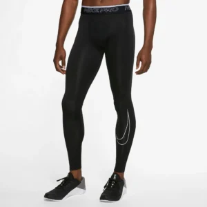 NIKE PRO DRI-FIT MEN'S TIGHTS BLACK/WHITE