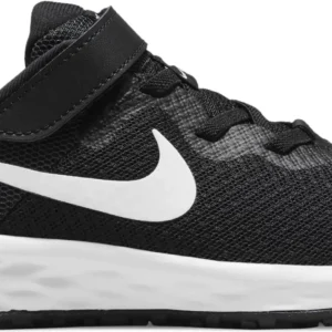 Nike Revolution 6 Little Kids' BLACK/WHITE-DK SMOKE GREY