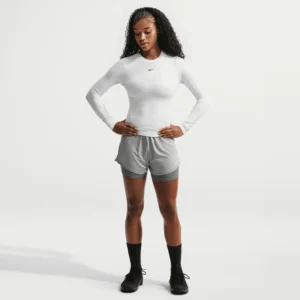 W NK ONE DF FITTED LS TOP