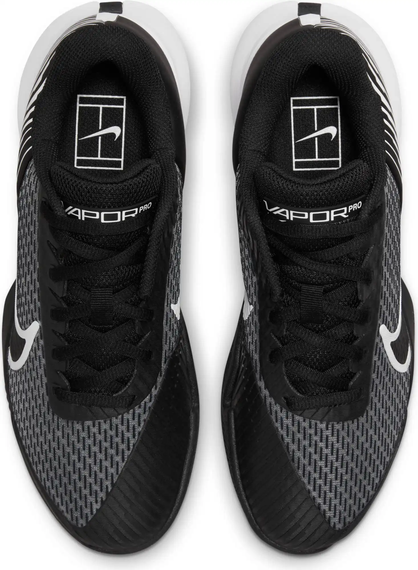 W NIKE ZOOM VAPOR PRO 2 CLY BLACK/WHITE – Bild 3