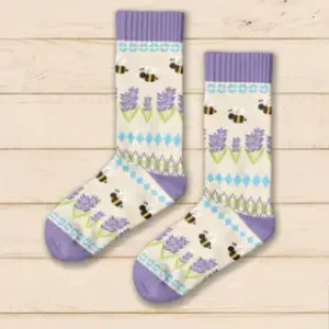 Socken Blume / Biene