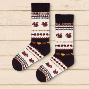 Socken Eichhörnchen