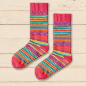 Socken nordisch pink