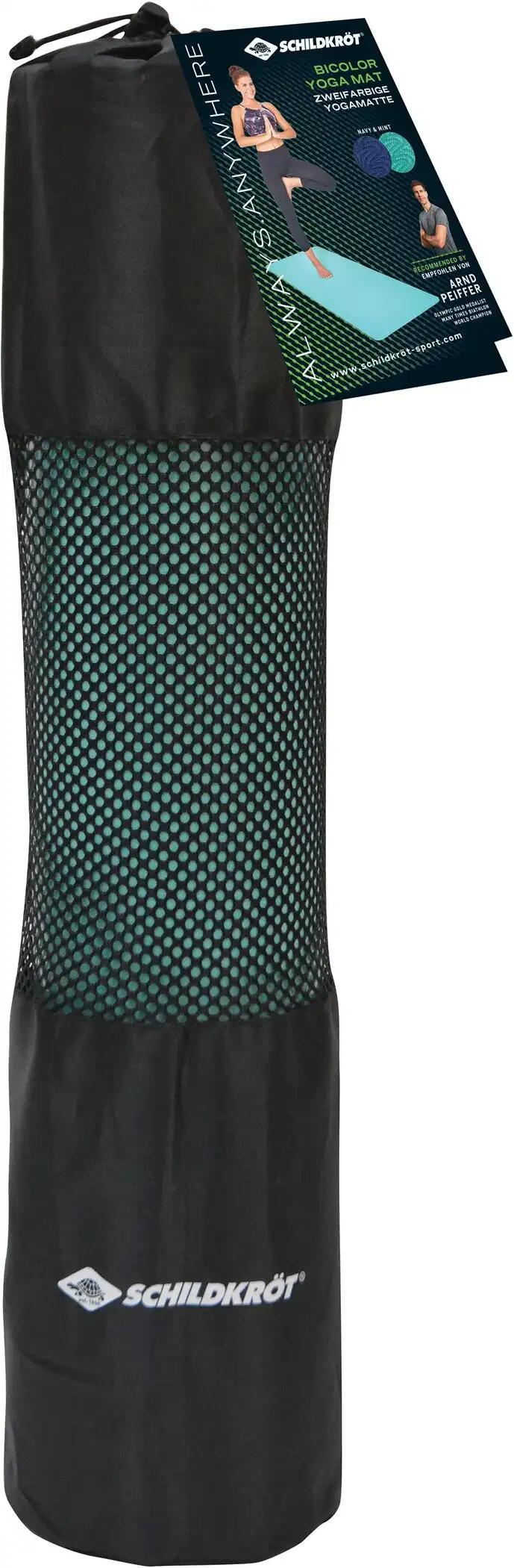 Bicolor Yoga Matte 4mm Sonstige Hauptfarbe – Bild 3