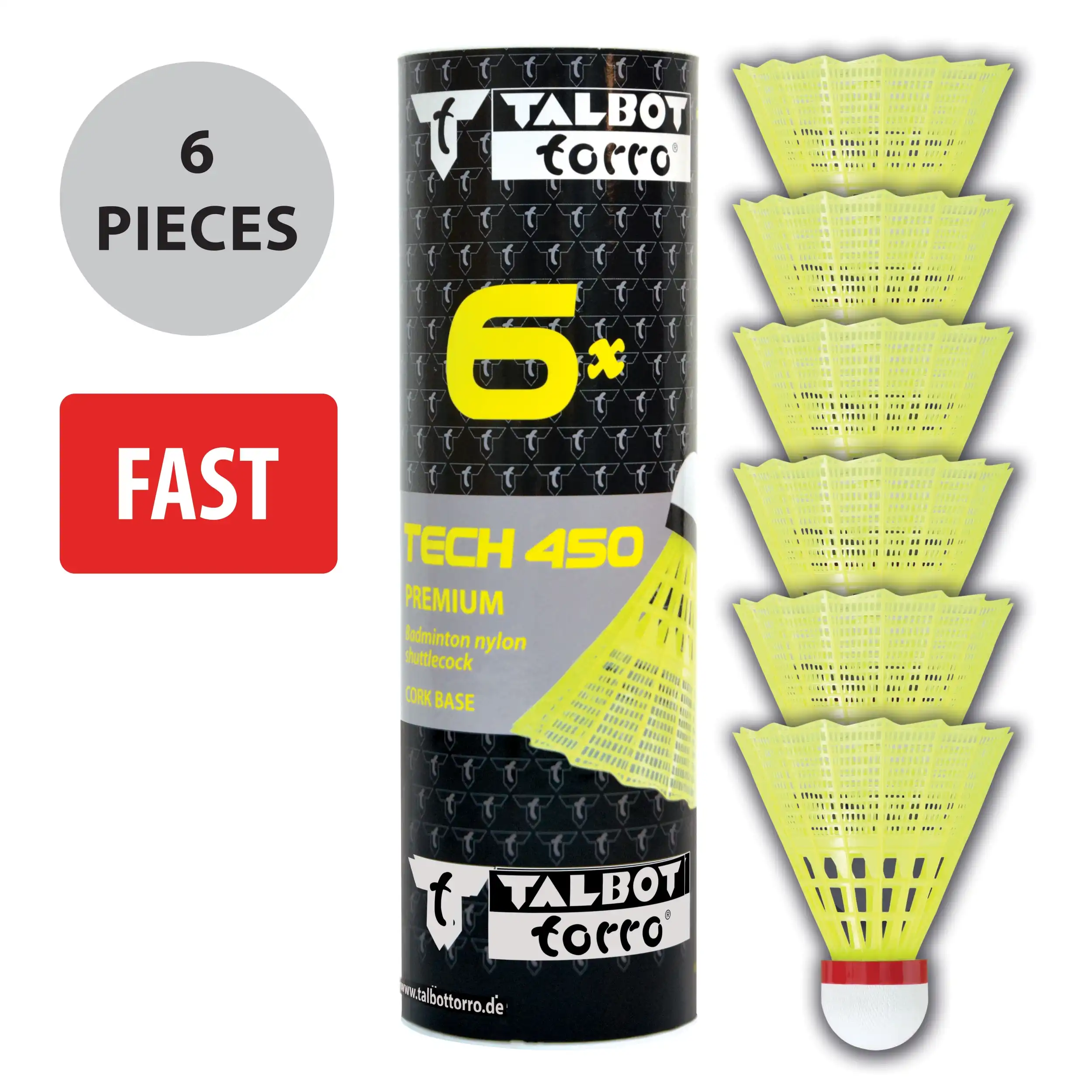 Badm.-Ball TECH 450 Korb:yello