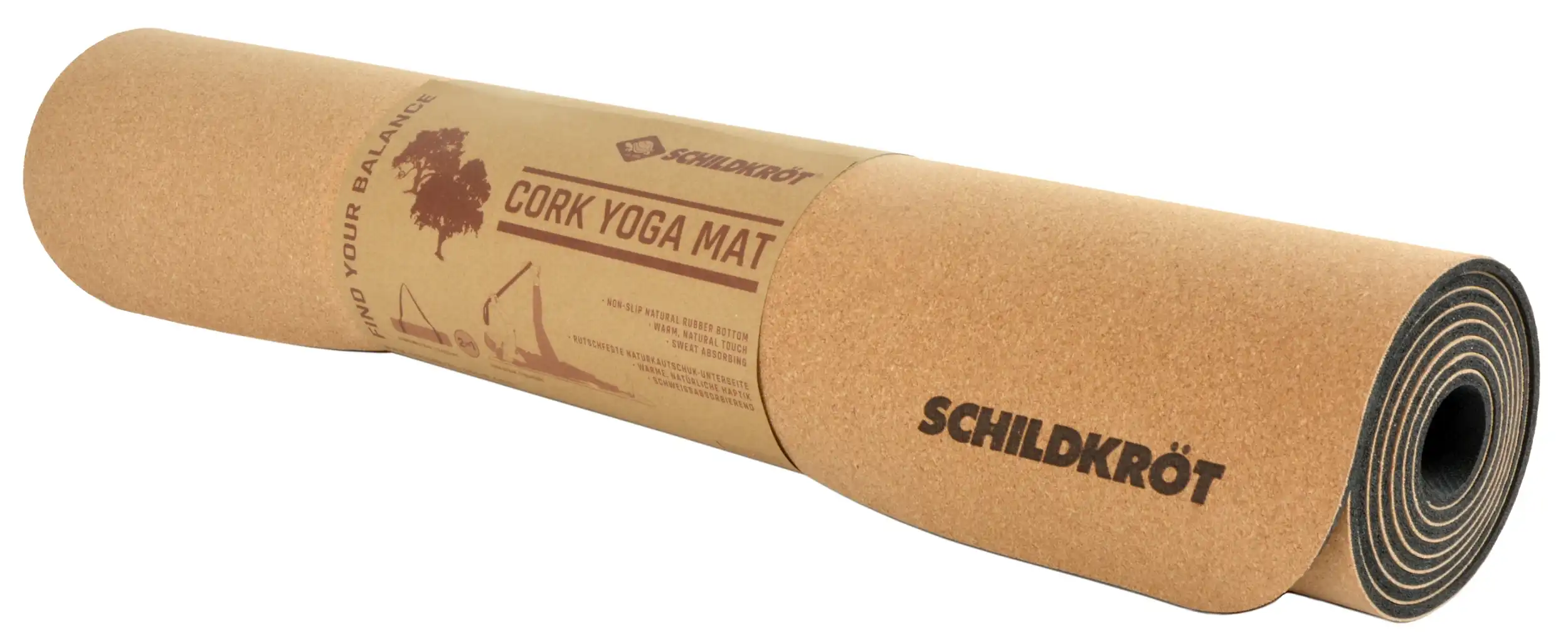 Kork Yoga Matte 4mm – Bild 7