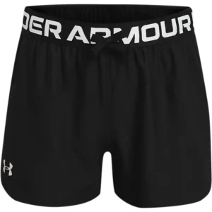 Play Up Solid Shorts-BLK Black