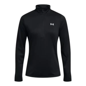 Tech 1/2 Zip- Solid-BLK