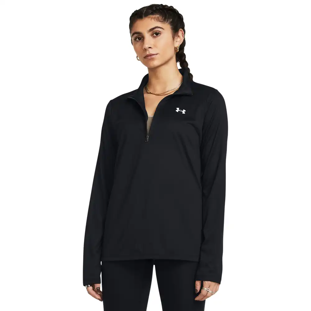 Tech 1/2 Zip- Solid-BLK – Bild 3