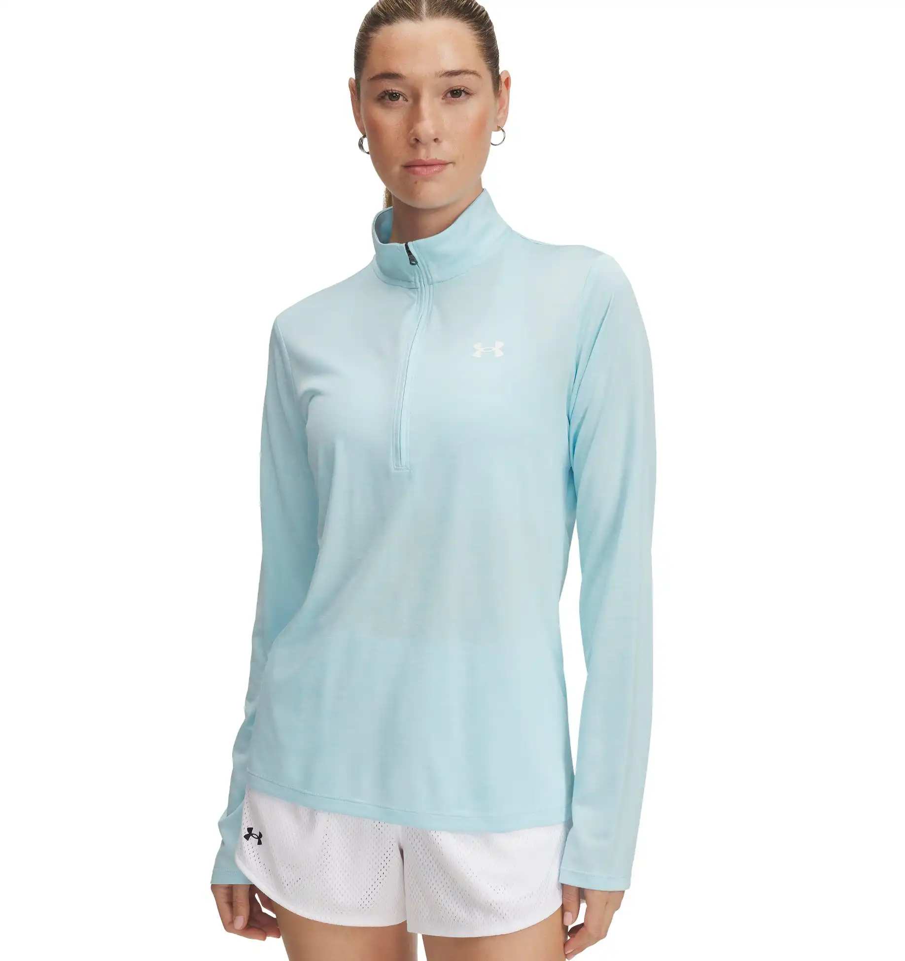 Tech 1/2 Zip- Twist-BLU