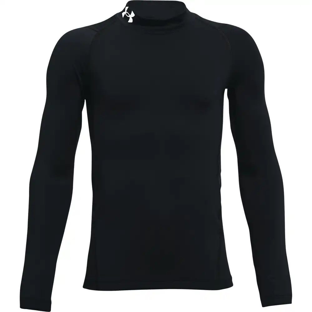 UA CG Armour Mock LS-BLK