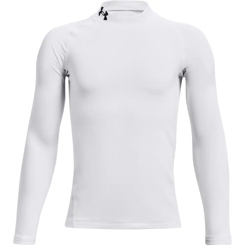 UA CG Armour Mock LS-WHT