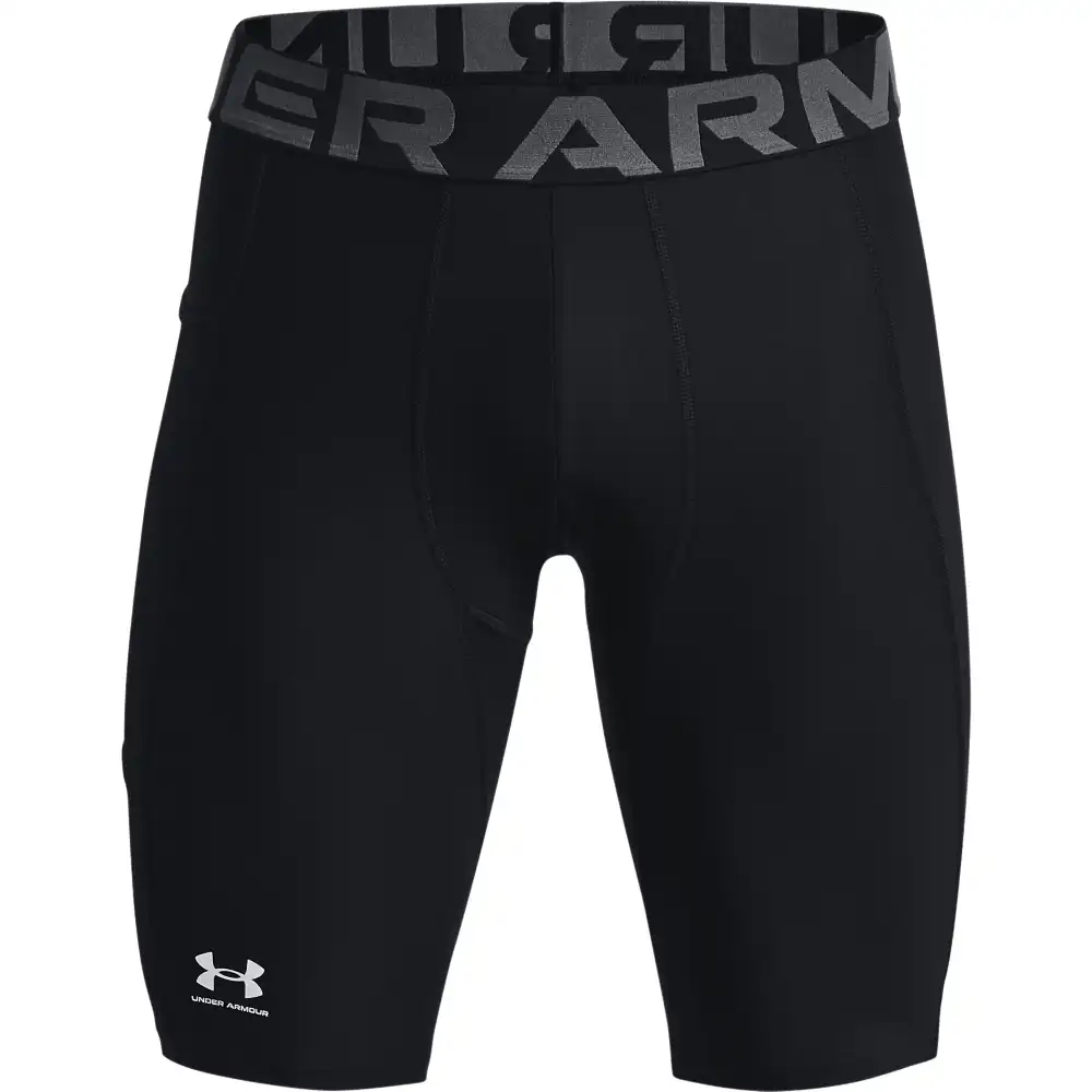 UA HG Armour Lng Shorts-BLK