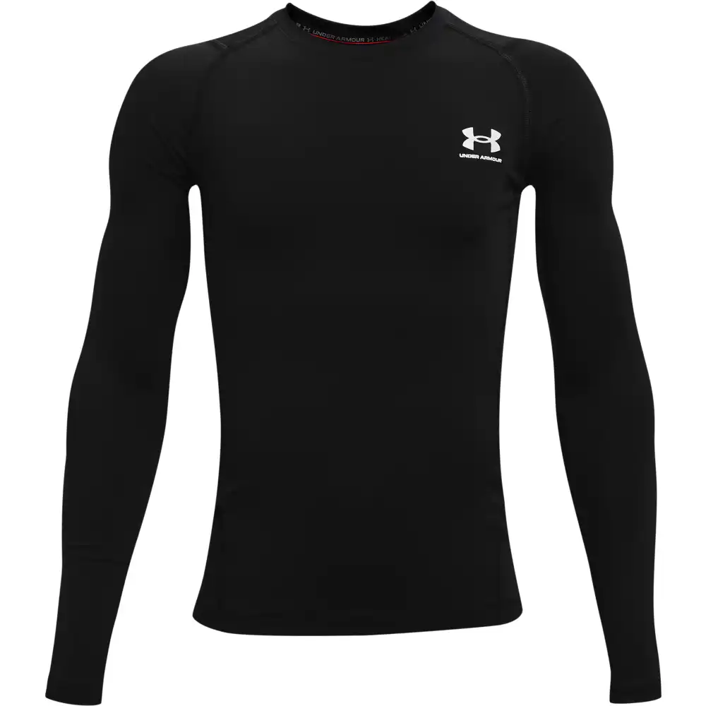 UA HG Armour LS-BLK
