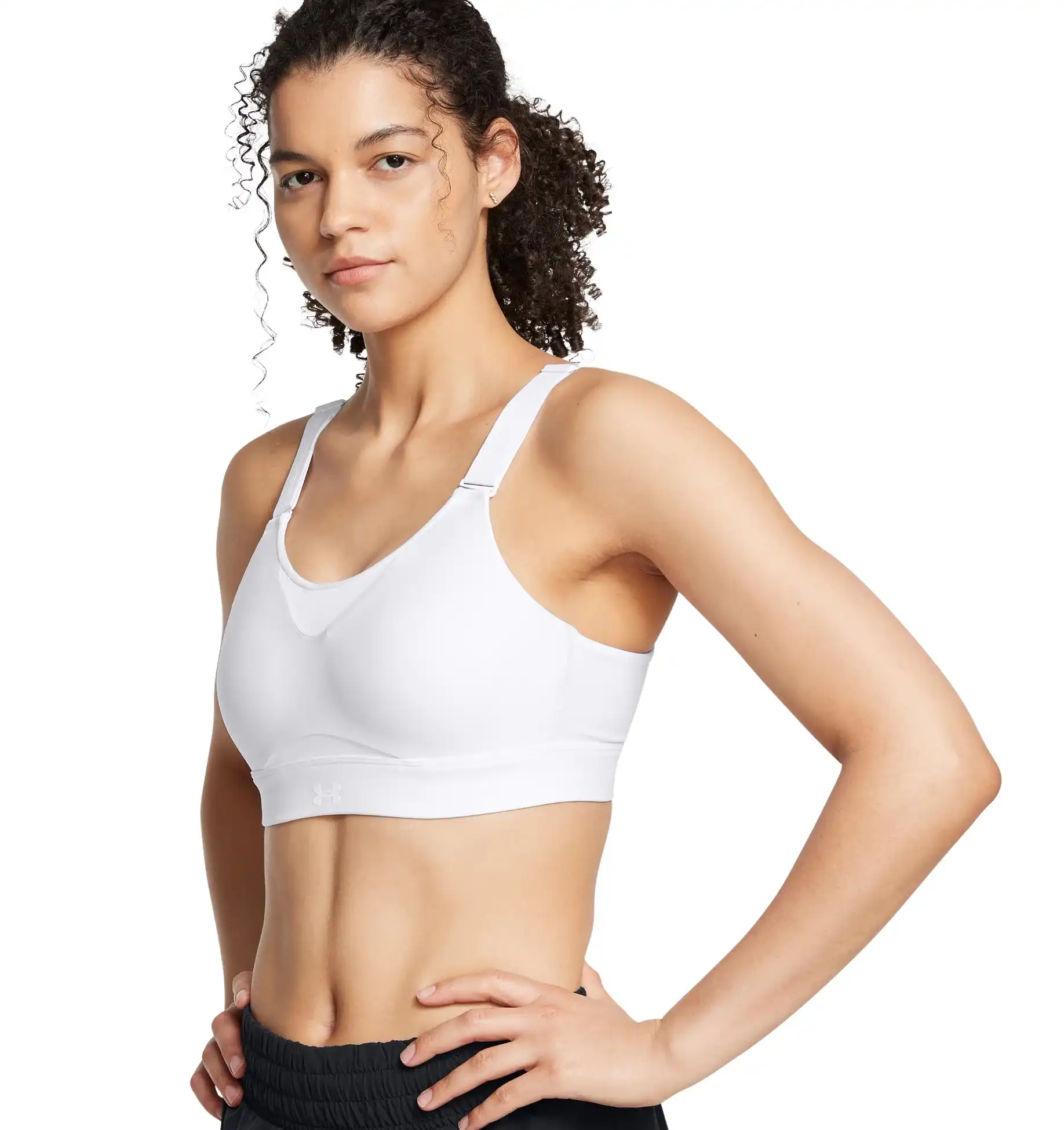 UA Infinity High 2.0 Bra-WHT – Bild 2