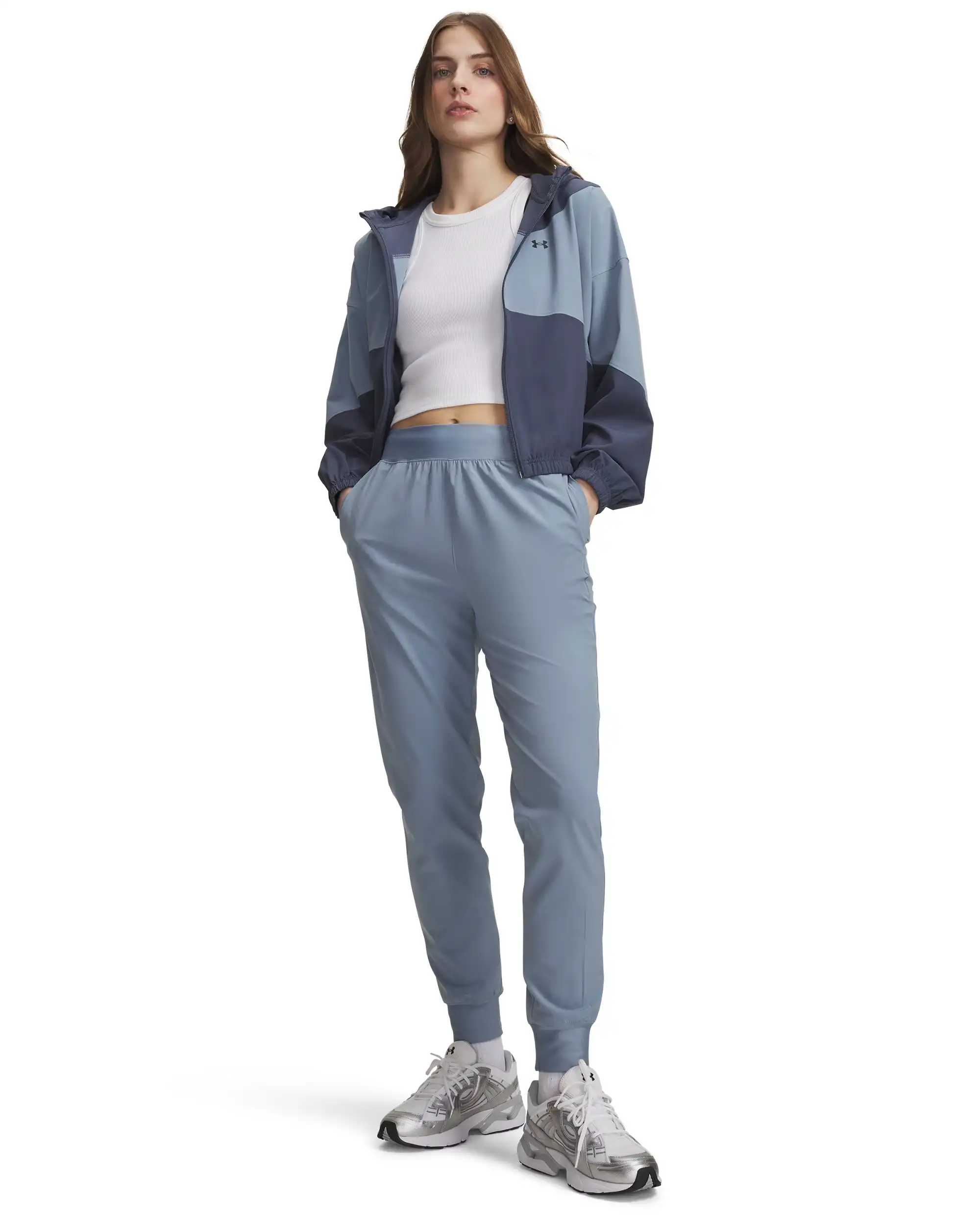 UA Rival Hi Rise Woven Pant-BL – Bild 3