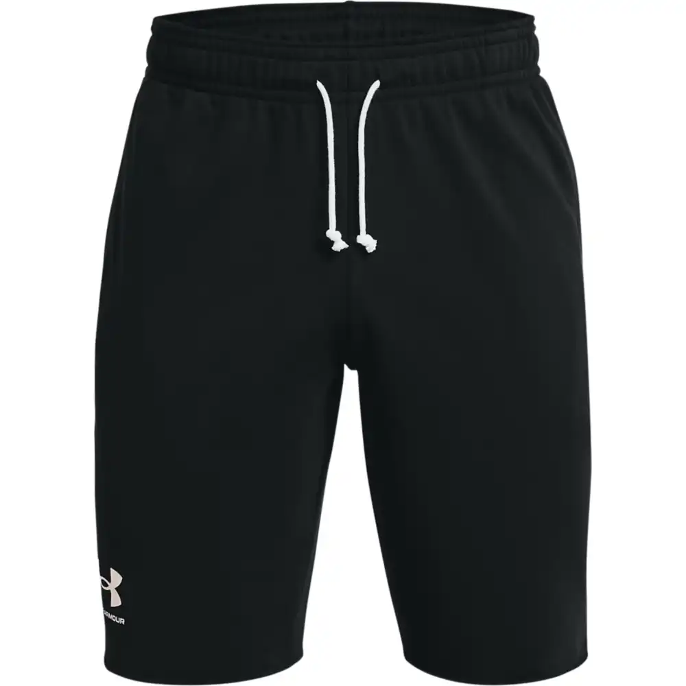 UA RIVAL TERRY SHORT-BLK