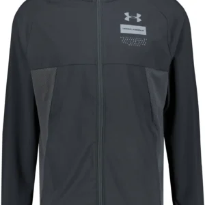 UA Summer Woven FZ Black / / Pitch Gray