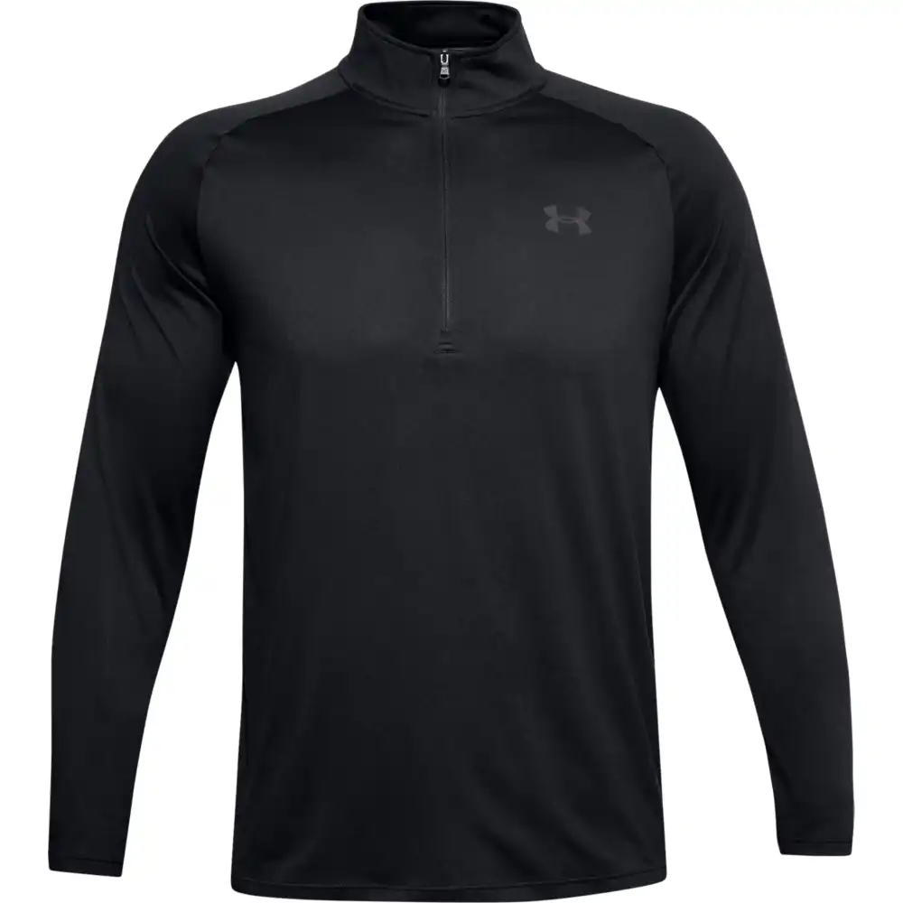 UA Tech 2.0 1/2 Zip-BLK Black /  / Charcoal – Bild 4