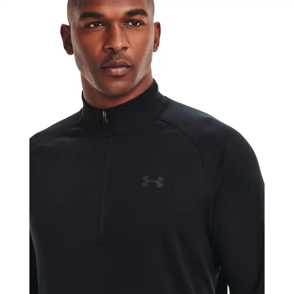 UA Tech 2.0 1/2 Zip-BLK Black /  / Charcoal – Bild 6
