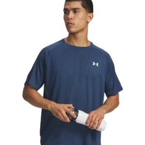 UA Tech Textured SS-BLU