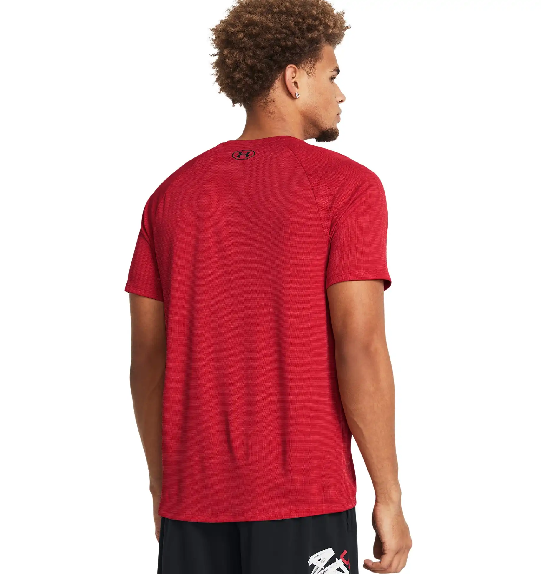 UA Tech Textured SS-RED – Bild 3