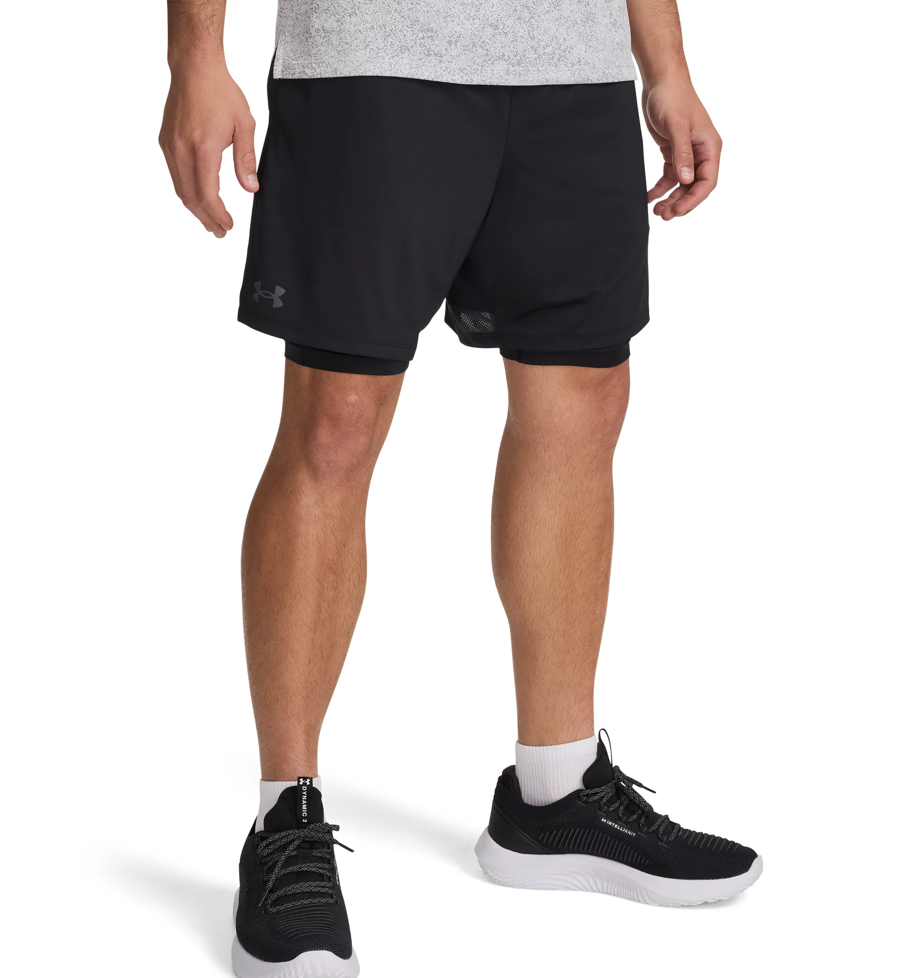UA Tech Vent 2in1 Short-BLK