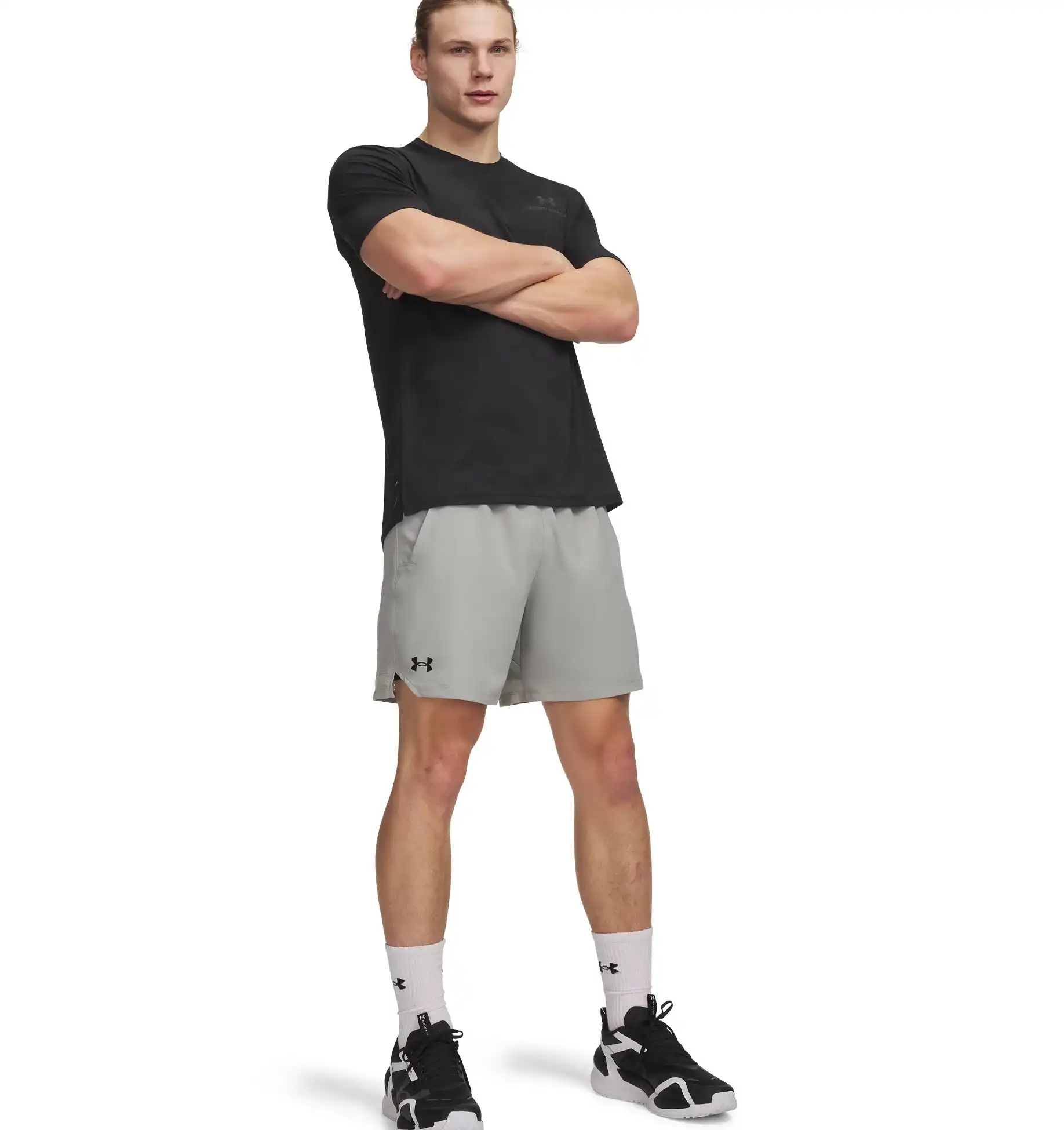 UA Vanish Woven 6in Shorts-GRY – Bild 3