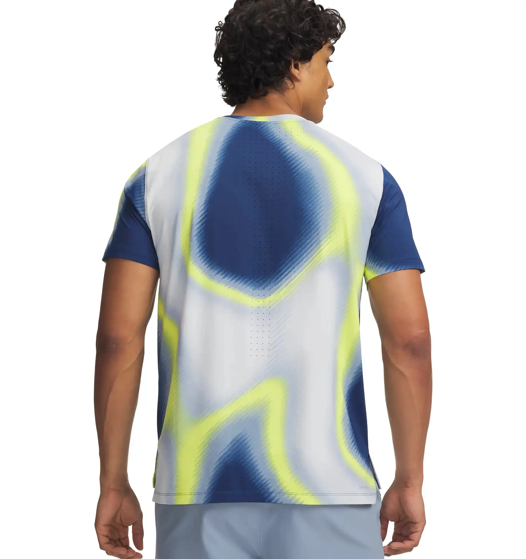 UA Velociti Pro Print SS-BLU – Bild 2